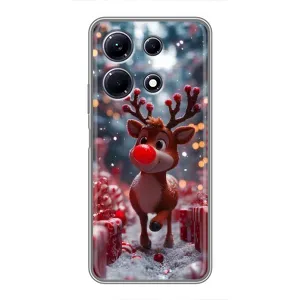 Чохол з принтом «Олень серед подарунків» для Infinix Note 30