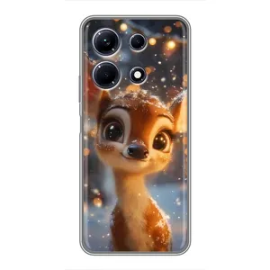 Чохол з принтом «Оленятко серед гірлянд» для Infinix Note 30