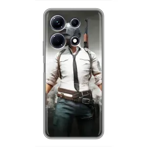 Чехол PUBG для Инфиникс Ноут 30 (AlphaPrint)