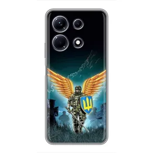 Чехлы с картинкой ЗСУ для Infinix Note 30 (AlphaPrint) (Солдат ЗСУ)