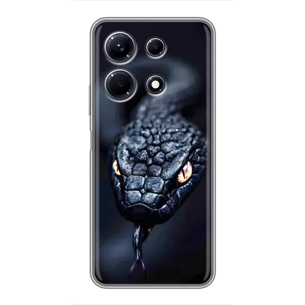 Чохол з принтом «Чорна змія» для Infinix Note 30