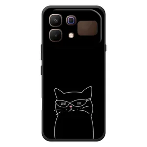 Чохол з малюнком кіт на Infinix Note 60 (Байдужий кіт)