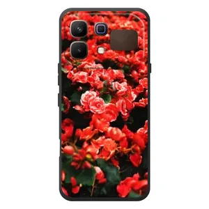 Чохли з квітами для Infinix Note 60 (VPrint) (Квіти червоні)