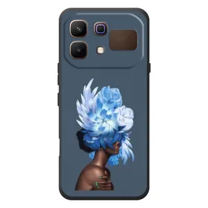 Чехлы (ART) Цветы на Infinix Note 60 (VPrint) (Цветы на голове)