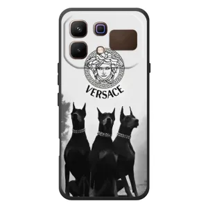 Чехлы VERSACE для Инфиникс Ноут 60 (PREMIUMPrint) (Доберман Версаче)