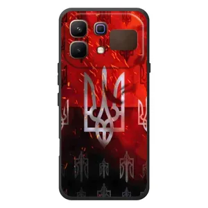 Украинские Чехлы для Infinix Note 60 с картинкой УПА (AlphaPrint) (ГЕРБ УПА)