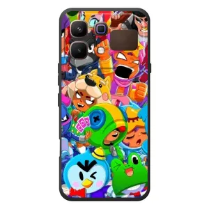 Чехлы Brawl Stars для Infinix Note 60 (AlphaPrint) (Герої Бравл Старс)