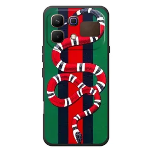 Чохли  GUCCI для Інфінікс Ноут 60 (AlphaPrint) (Gucci змія)