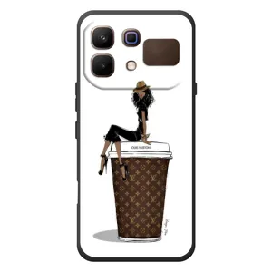 Чохли Луі Вітон для Infinix Note 60 (AlphaPrint - LOUIS VUITTON) (кава LOUIS VUITTON)