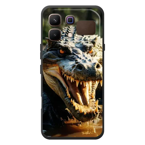 Чехол с принтом «Опасный крокодил» для Infinix Note 60