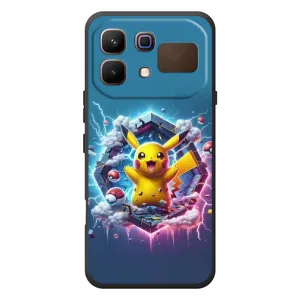 Чехол с Пикачу на Infinix Note 60 (Лого Пикачу)