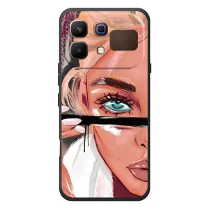 Чохол з друком для Infinix Note 60 - (Мода) (AlphaPrint) (Макіяж)