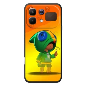 Чехол для Infinix Note 60 Бравл Старс (VPrint) (Хлопчик Леон)