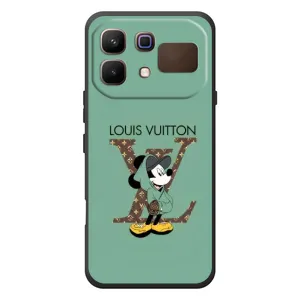 Чохли Луі Вітон для Infinix Note 60 (AlphaPrint - LOUIS VUITTON) (Міккі Маус LV)
