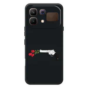 Чехлы (ART) Цветы на Infinix Note 60 (VPrint) (Неожиданные цветы)