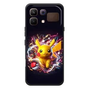 Чехол с Пикачу на Infinix Note 60 (Пикачу с мячом)