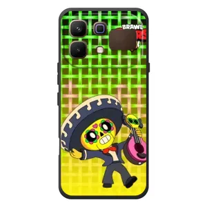 Чехлы Brawl Stars для Infinix Note 60 (AlphaPrint) (Поко в самбреро)