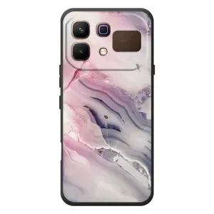 Мраморный чехол на Infinix Note 60 (VPrint) (Пурпурный Мрамор)