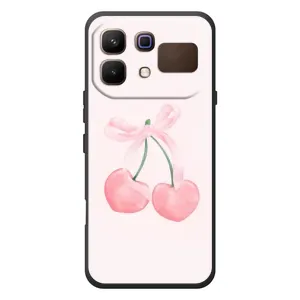 Чохол з розовим принтом для Infinix Note 60 (Рожеві вишні)