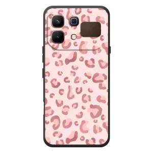 Чохол з розовим принтом для Infinix Note 60 (Рожевий леопард)