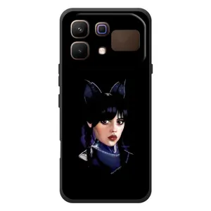 Чохли Венсдей на Infinix Note 60 Уенсдей (AlphaPrint) (серйозна Венздей)
