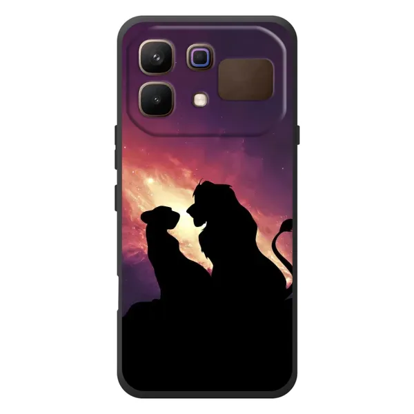Чехол с принтом «Силуэт Симба и Налу» для Infinix Note 60 Чехол с принтом «Силуэт Симба и Налу» для Infinix Note 60