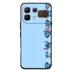 Чехол с принтом Стич на Infinix Note 60 (Стич фон)