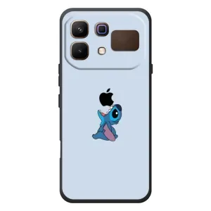 Чехол с принтом Стич на Infinix Note 60 (Stitch apple)