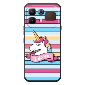 Чехол для Инфиникс Ноут 60 - (Единорожки - Новинки) (AlphaPrint) (Unicorn)