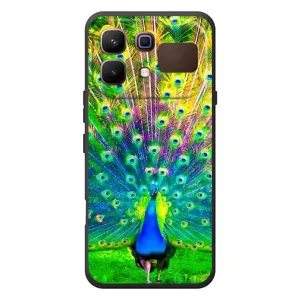 Чохол з пташками на Infinix Note 60 (VPrint) (Яскравий Павлин)