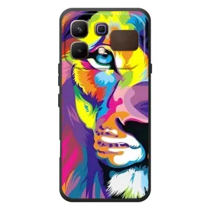 Чохол з картинкою ЛЕВ для Infinix Note 60 (VPrint) (Яскравий Лев)