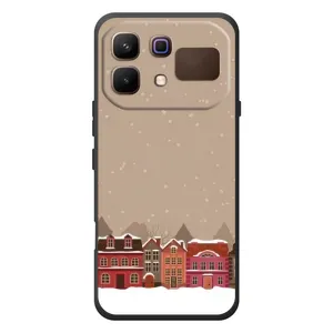 Новорічні, Святкові Чохли для Infinix Note 60 - 2024 год (Зимове місто)