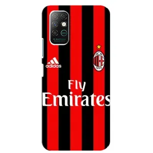 Чохли для Infinix Note 8 (VPrint) - Футбольні клуби (Milan)