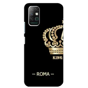 Чохли для Infinix Note 8 (VPrint) - Футбольні клуби (Roma)