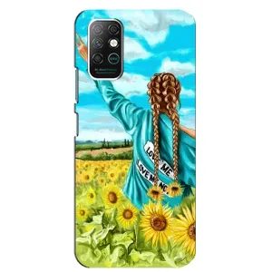 Чехол для Патриота Украины Infinix Note 8 - (AlphaPrint) (Украиночка)