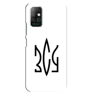 Чехлы для Infinix Note 8  Укр. Символика (AlphaPrint) (ЗСУ герб)