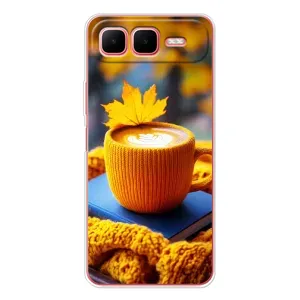 Чехол с принтом «Кофе на желтом пледе» для Infinix Smart 10 Plus
