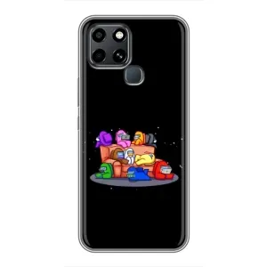 Чохли Амонг Ас для Infinix Smart 6 (AlphaPrint) (Амонг-ас)