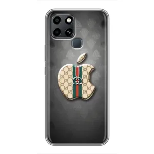 Чохол з принтом «Apple gucci» для Infinix Smart 6