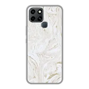 Мраморний чехол на Infinix Smart 6 (VPrint) (Білий мрамор)