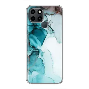 Чехол с принтом «Бирюзовый мрамор» для Infinix Smart 6