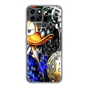 Чехлы для Инфиникс Смарт 6 - Scrooge MagDag (PREMIUMPrint) (Биткойн Скрудж)