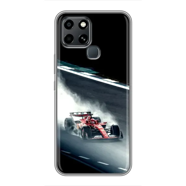 Чехол с принтом «Болид гоночный» для Infinix Smart 6