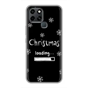 Рождественские, Праздничные Чехлы для Инфиникс Смарт 6 (Christmas loading)