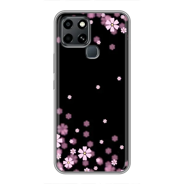 Чехол с принтом «Цветочки маленькие» для Infinix Smart 6 Чехол с принтом «Цветочки маленькие» для Infinix Smart 6