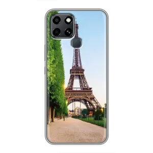 Чехол Эйфелева Башня для Infinix Smart 6 - (AlphaPrint) (Дорога в Париж)