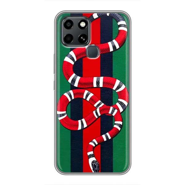 Чохол з принтом «Gucci змія» для Infinix Smart 6