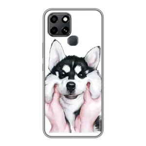 Чехол с Хаски для Infinix Smart 6 - (AlphaPrint)