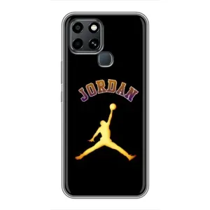 Чохли для Infinix Smart 6 - з картинкою JORDAN (AlphaPrint) (Jordan Gold)