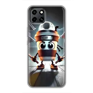 Чохол з мемом Тралалело тралала на Infinix Smart 6 (Капучіно асасіно)